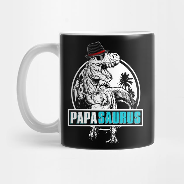 PAPASAURUS T Rex Dinosaur Fathers Day Gifts by gotravele store